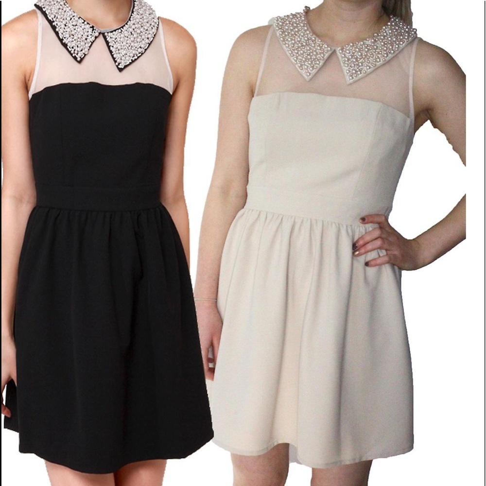 Darling Women's Ellen Pearl Collar Cocktail Dress Size Small